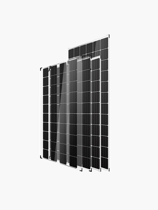 Painéis solares de vidro duplo