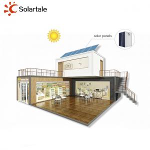 Casa modular inteligente com sistema de energia solar Off Grid
